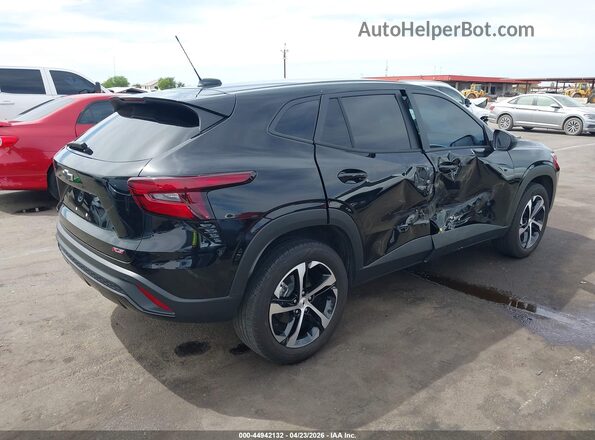 KL77LGEP0SC216062 2025 CHEVROLET TRAX Черный Задняя правая четверть