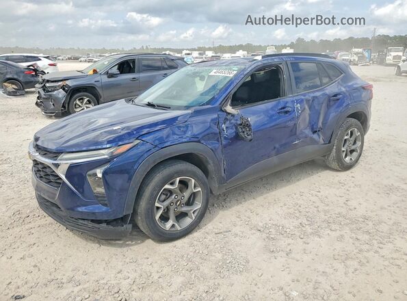 KL77LHE24RC136901 2024 CHEVROLET TRAX Blue წინა მარცხენა ხედი სამი მეოთხედიდან