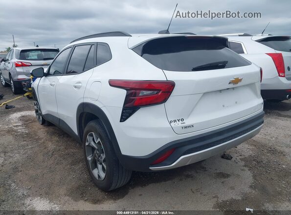 KL77LHEP2SC239042 2025 CHEVROLET TRAX White Trasero izquierdo