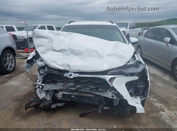 KL77LHEP2SC239042 2025 CHEVROLET TRAX White Vista del cuadro de instrumentos