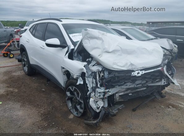 KL77LHEP2SC239042 2025 CHEVROLET TRAX White Delantero derecho