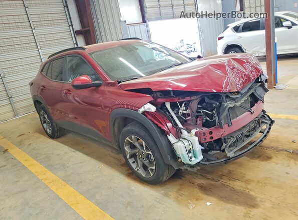 KL77LHEP4SC238197 2025 CHEVROLET TRAX Красный Передняя правая четверть
