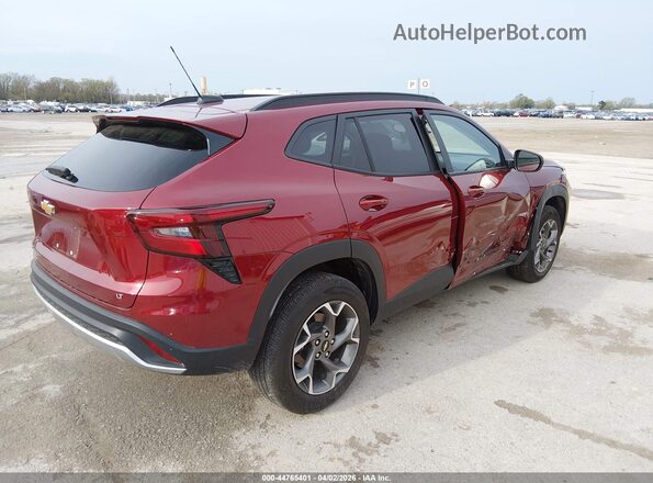 KL77LHEP9SC266917 2025 CHEVROLET TRAX Красный Задняя правая четверть
