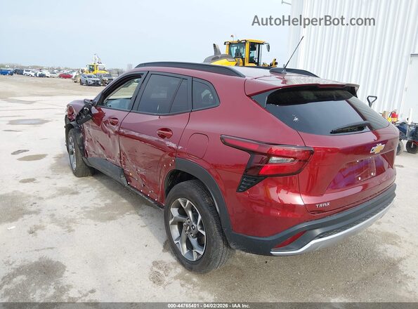 KL77LHEP9SC266917 2025 CHEVROLET TRAX Красный Задняя левая четверть