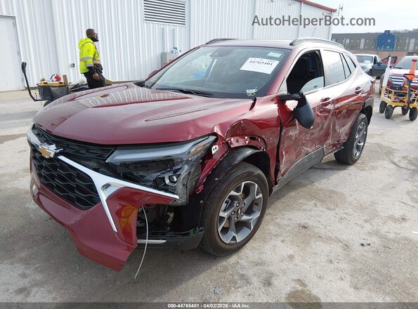 KL77LHEP9SC266917 2025 CHEVROLET TRAX Красный Передняя левая четверть