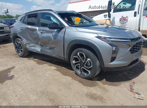 KL77LJEP2SC190349 2025 CHEVROLET TRAX Gray Delantero derecho