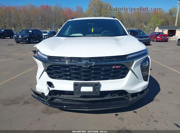 KL77LJEP2SC263218 2025 CHEVROLET TRAX Белый Вид щитка приборов