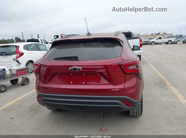 KL77LJEP8SC295977 2025 CHEVROLET TRAX Красный 