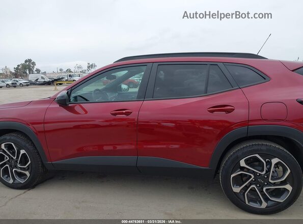 KL77LJEP8SC295977 2025 CHEVROLET TRAX Красный Панорамный вид салона 360°