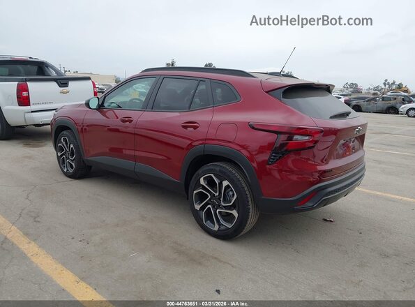 KL77LJEP8SC295977 2025 CHEVROLET TRAX Красный Задняя левая четверть