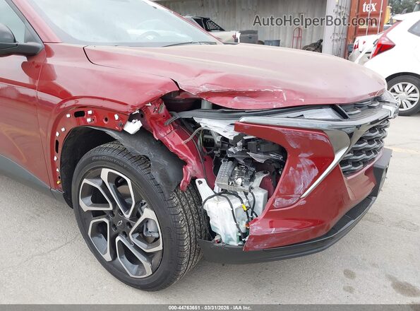 KL77LJEP8SC295977 2025 CHEVROLET TRAX Красный Вид спереди