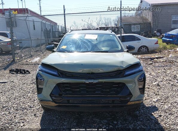 KL77LKEP0SC171210 2025 CHEVROLET TRAX Зеленый Вид задней части салона