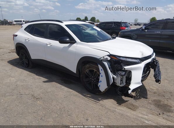 KL77LKEP9SC054032 2025 CHEVROLET TRAX White Delantero derecho