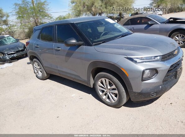 KL79MMS20PB106459 2023 CHEVROLET TRAILBLAZER Silver Delantero derecho