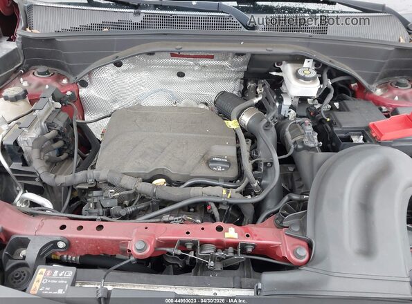 KL79MMS28MB140435 2021 CHEVROLET TRAILBLAZER Red Вид ззаду