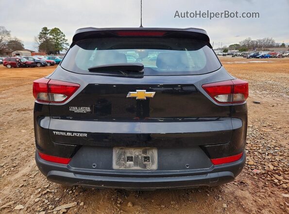 KL79MMS2XMB179625 2021 CHEVROLET TRAILBLAZER Black Вид ззаду