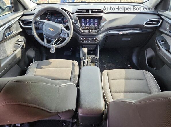 KL79MPSL3MB112763 2021 CHEVROLET TRAILBLAZER Black Widok deski rozdzielczej