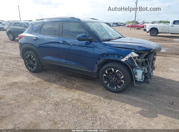 KL79MPSL9MB144780 2021 CHEVROLET TRAILBLAZER Blue Передня права чверть