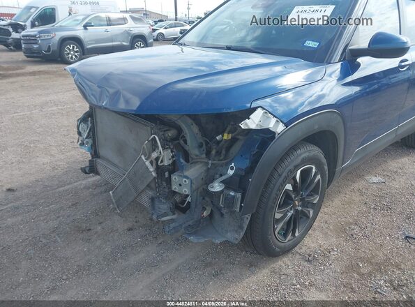 KL79MPSL9MB144780 2021 CHEVROLET TRAILBLAZER Blue Вид спереду