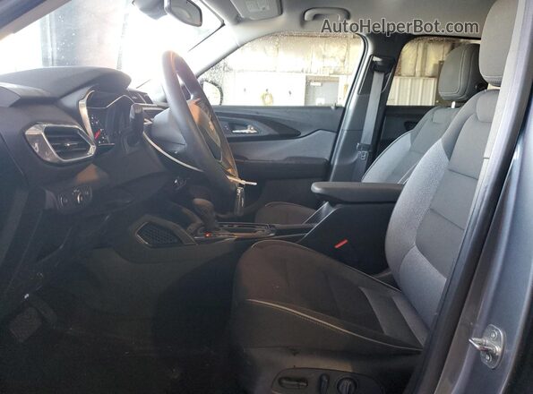 KL79MPSLXNB080136 2022 CHEVROLET TRAILBLAZER Gray Widok wnętrza z przodu