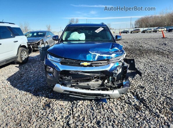 KL79MRSL0MB126146 2021 CHEVROLET TRAILBLAZER Синий Вид спереди