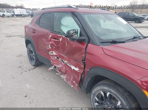 KL79MRSLXNB013418 2022 CHEVROLET TRAILBLAZER Красный Вид спереди