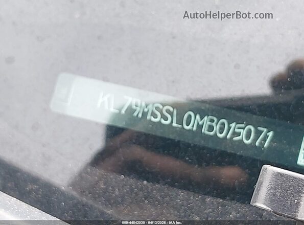 KL79MSSL0MB015071 2021 CHEVROLET TRAILBLAZER Dark Blue 