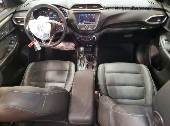 KL79MSSL6NB022480 2022 CHEVROLET TRAILBLAZER White Widok deski rozdzielczej