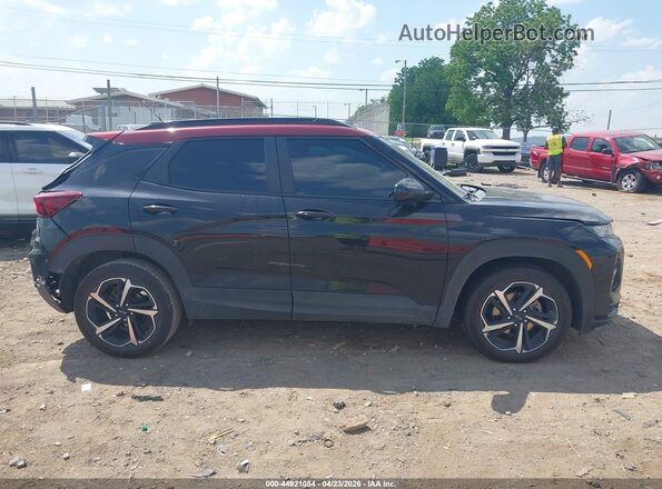 KL79MTSL0NB143558 2022 CHEVROLET TRAILBLAZER Черный Вид щитка приборов