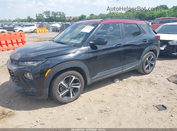 KL79MTSL0NB143558 2022 CHEVROLET TRAILBLAZER Черный Передняя левая четверть