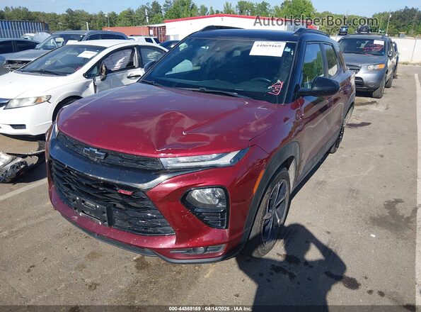 KL79MTSL3PB119158 2023 CHEVROLET TRAILBLAZER Red Widok z przodu
