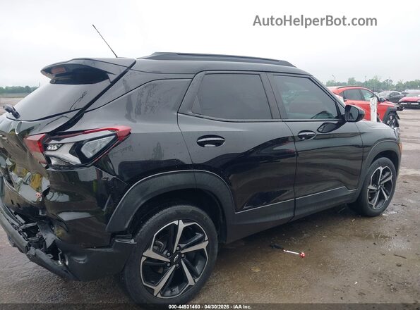 KL79MTSL4MB066014 2021 CHEVROLET TRAILBLAZER Black Widok wnętrza z tyłu