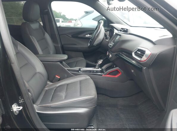 KL79MTSL4MB066014 2021 CHEVROLET TRAILBLAZER Black Widok wnętrza z przodu