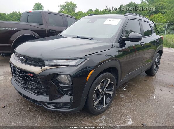 KL79MTSL4MB066014 2021 CHEVROLET TRAILBLAZER Black Przód lewy