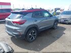 2021 Chevrolet Trailblazer Fwd Rs Gray vin: KL79MTSL4MB126096