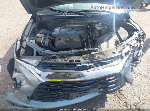 KL79MTSL4MB126096 2021 CHEVROLET TRAILBLAZER Gray Вид ззаду