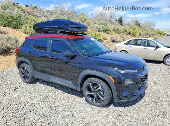 KL79MTSL6NB139501 2022 CHEVROLET TRAILBLAZER Black Передня права чверть