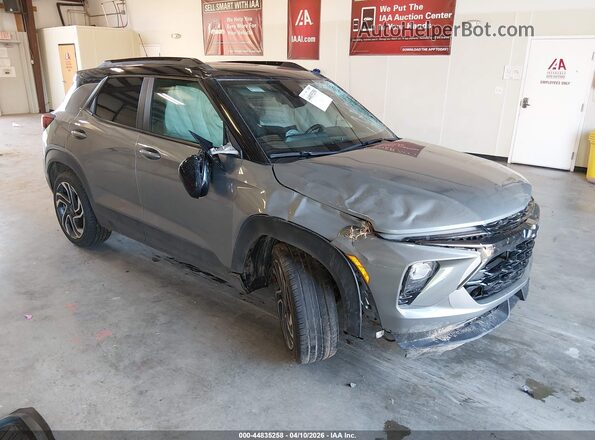 KL79MTSL6RB109999 2024 CHEVROLET TRAILBLAZER Серый Передняя правая четверть