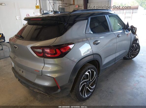 KL79MTSL6RB109999 2024 CHEVROLET TRAILBLAZER Серый Задняя правая четверть