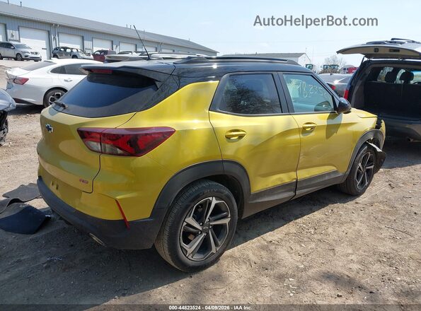 KL79MTSL7PB039667 2023 CHEVROLET TRAILBLAZER Yellow Tył prawy