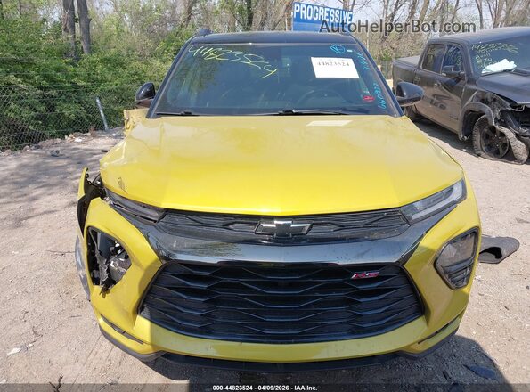 KL79MTSL7PB039667 2023 CHEVROLET TRAILBLAZER Yellow Widok zestawu wskaźników