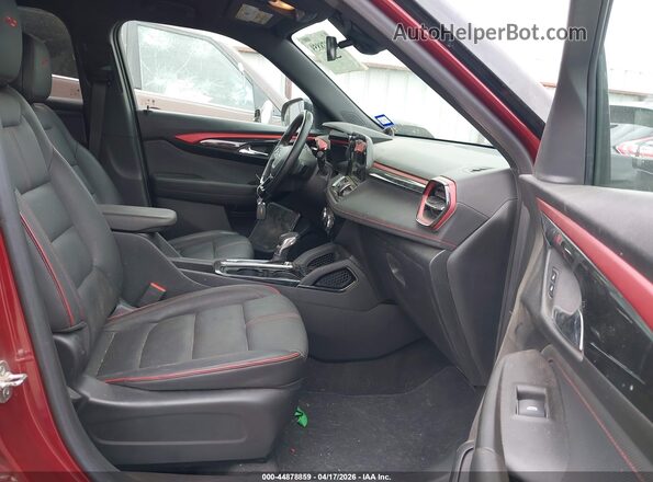 KL79MTSL7RB157057 2024 CHEVROLET TRAILBLAZER Maroon Вид салону спереду