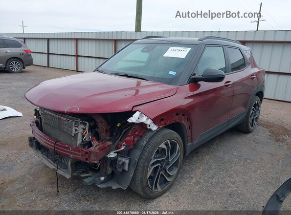 KL79MTSL7RB157057 2024 CHEVROLET TRAILBLAZER Maroon Передня ліва чверть