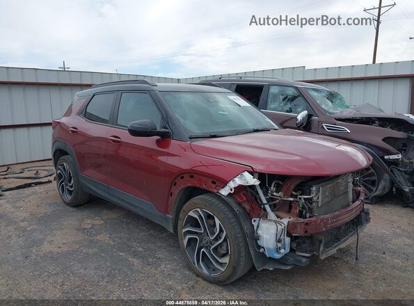 KL79MTSL7RB157057 2024 CHEVROLET TRAILBLAZER Maroon Передня права чверть