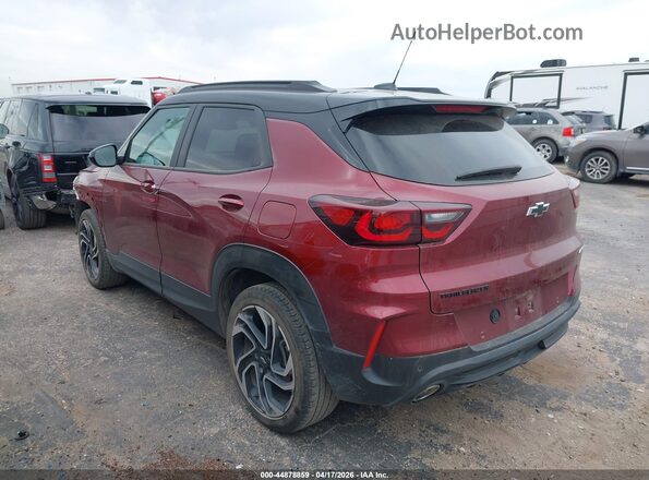 KL79MTSL7RB157057 2024 CHEVROLET TRAILBLAZER Maroon Задня ліва чверть