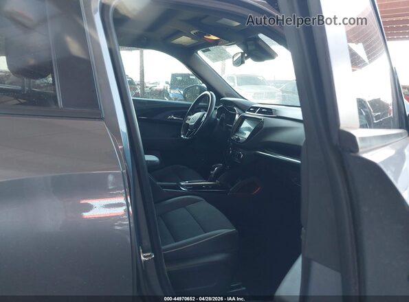 KL79MTSLXMB165100 2021 CHEVROLET TRAILBLAZER Gray Widok wnętrza z przodu