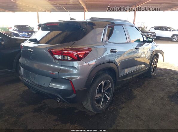 KL79MTSLXMB165100 2021 CHEVROLET TRAILBLAZER Gray Tył prawy