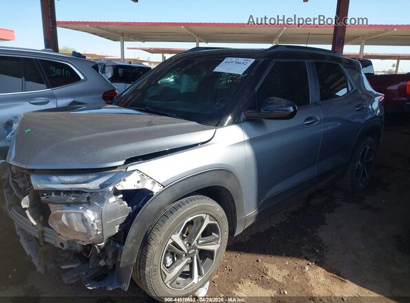 KL79MTSLXMB165100 2021 CHEVROLET TRAILBLAZER Gray Przód lewy