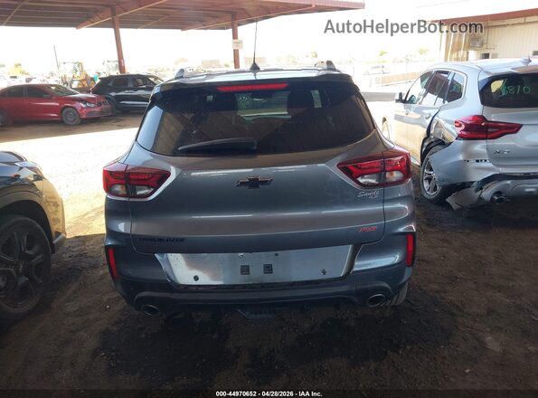 KL79MTSLXMB165100 2021 CHEVROLET TRAILBLAZER Gray 