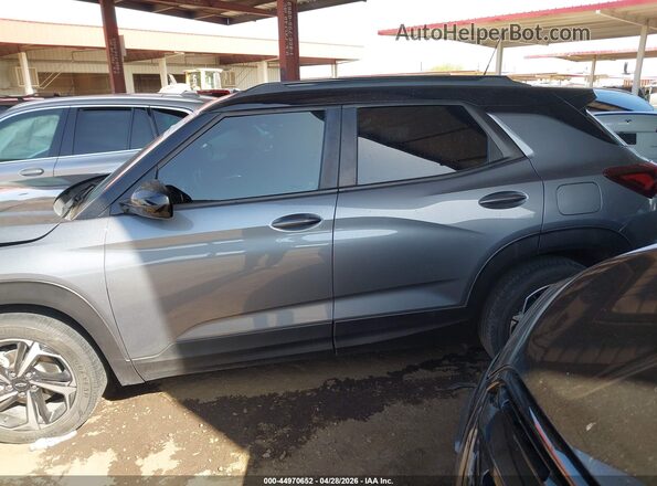 KL79MTSLXMB165100 2021 CHEVROLET TRAILBLAZER Gray Widok wnętrza 360 stopni